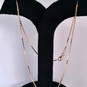 Rose Gold & Silver Flat Chain