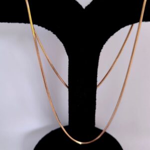 Rose Gold Plated Classic Chain