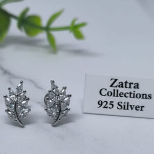 Verdant Vine Earrings – 925 Silver Earrings with South Screw Back